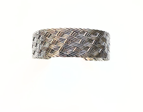 Extra Thick Braided Cuff Bracelet