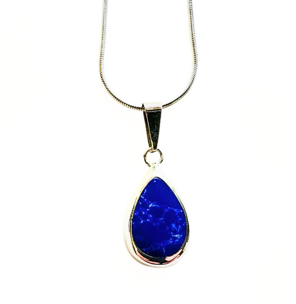 Lapis Lazuli Teardrop Pendant