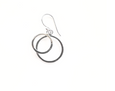 Double Circular Drop Earrings