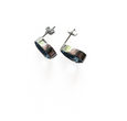 Light Blue Swarovski Crystal Teardrop Post Earrings