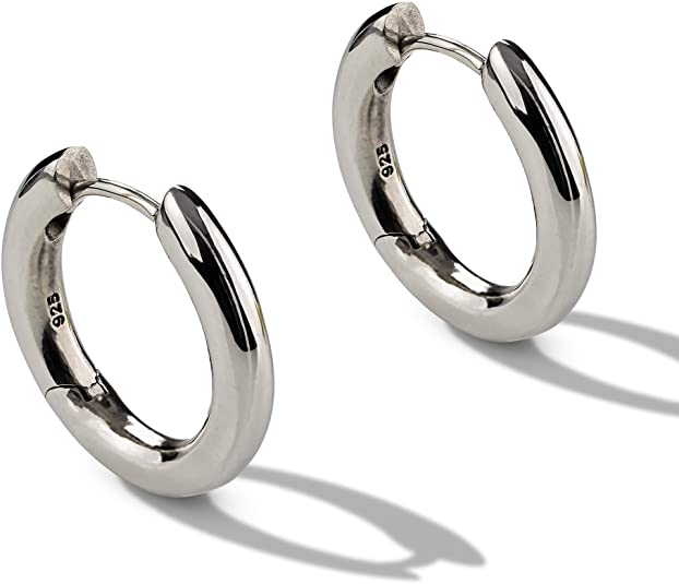 Sterling Silver Huggie Earrings