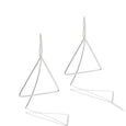 Sterling Silver Triangle Threader Earrings