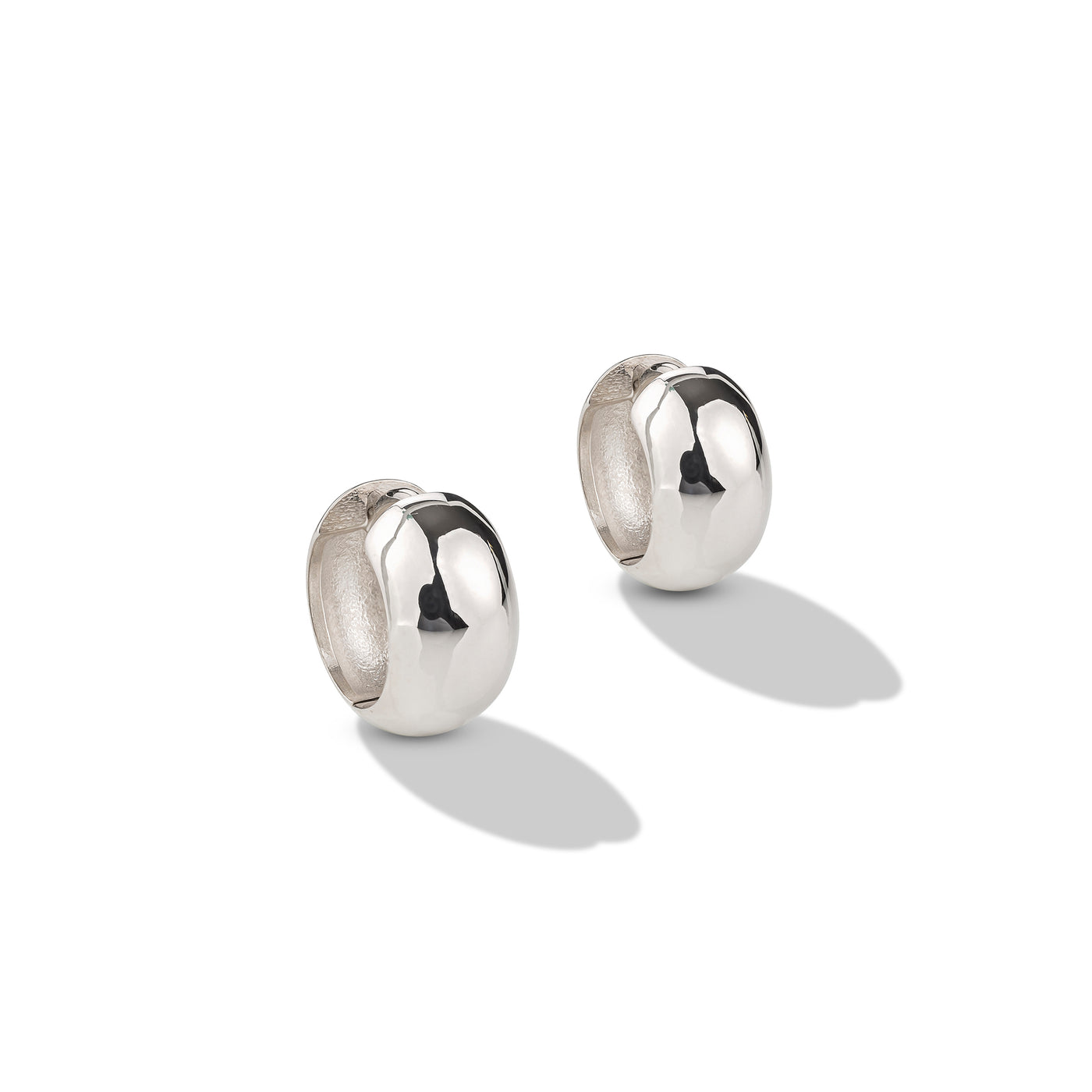 Sterling Silver Huggie Hoop Earrings