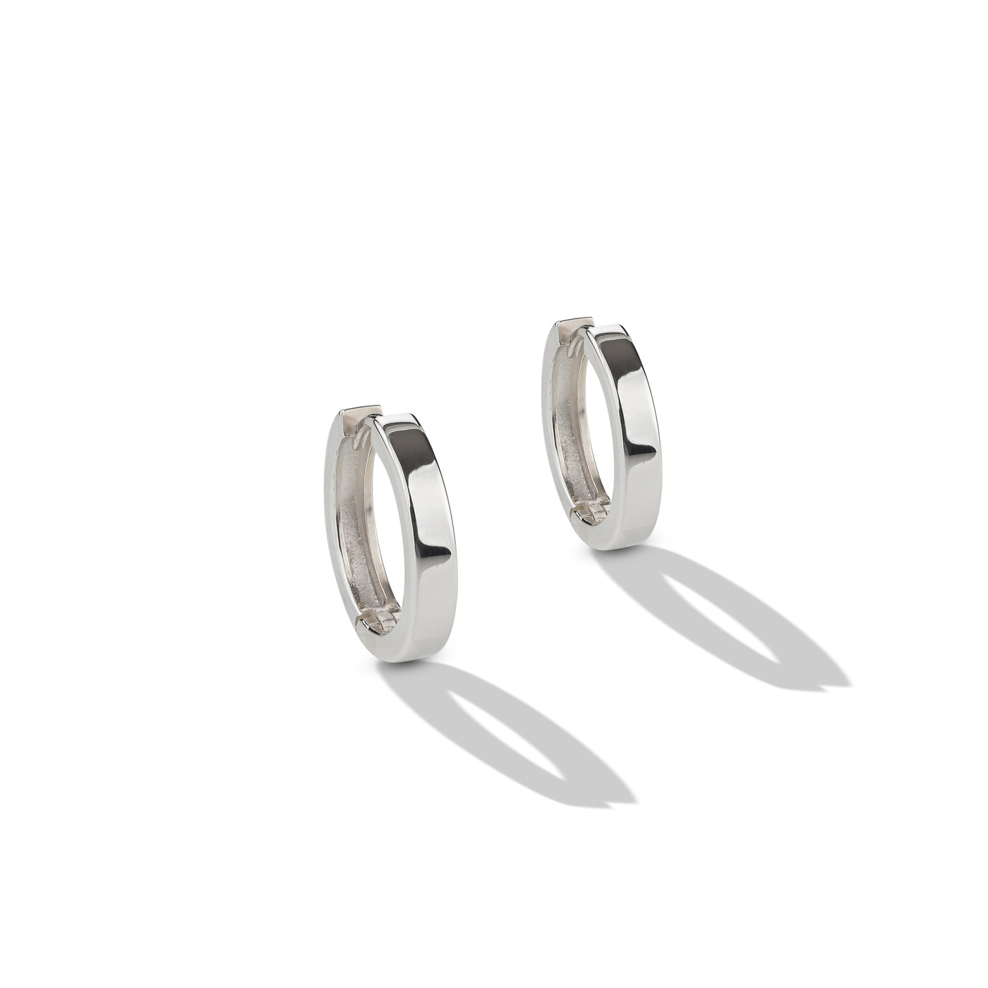 Sterling Silver Huggie Hoop Earrings