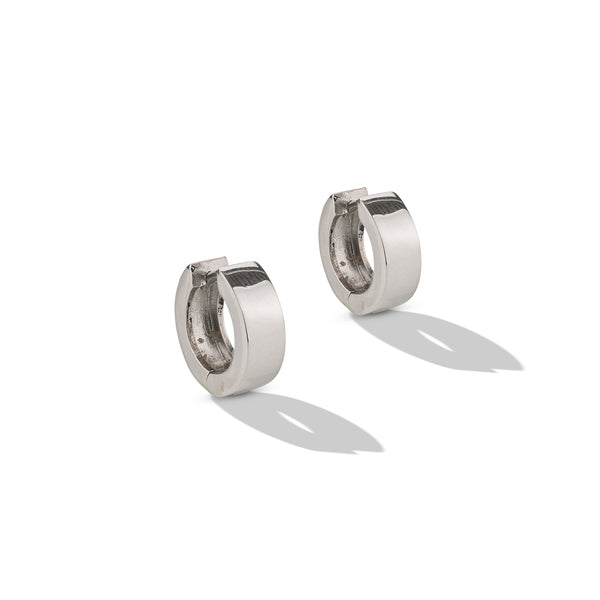 Sterling Silver Huggie Hoop Earrings
