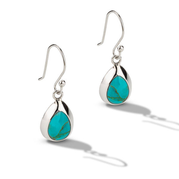 Turquoise Tear Drop Earrings