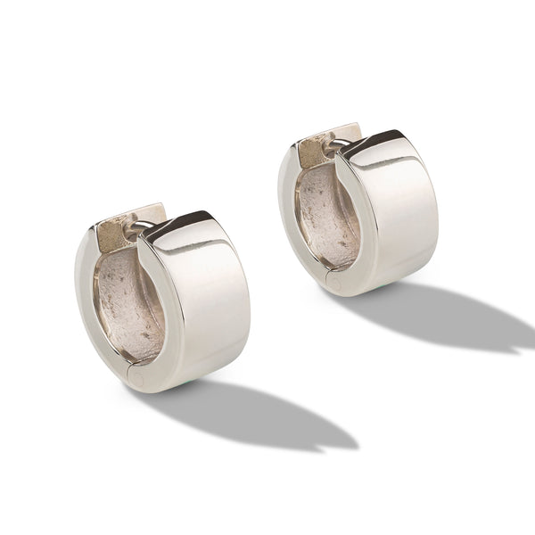 Thick Huggie Hoop Earrings