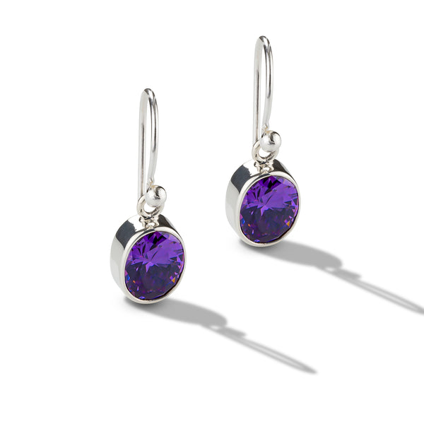 Amethyst Drop Earrings