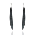 Sterling Silver Blackened French Wire Earrings