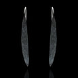 Sterling Silver Blackened French Wire Earrings