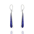 Sterling Silver Lapis Lazuli Drop Earrings
