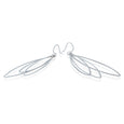 Sterling Silver Marquis Chandelier Drop Earrings
