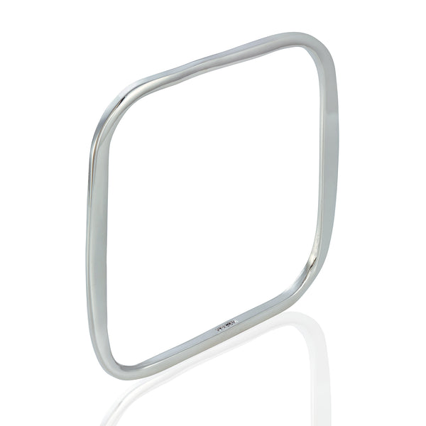 Sterling Silver Square Bangle Bracelet