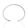Sterling Silver Lined Cuff Bracelet