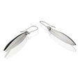Sterling Silver Two Toned Drop Earrings