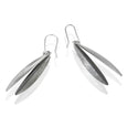 Sterling Silver Two Toned Drop Earrings