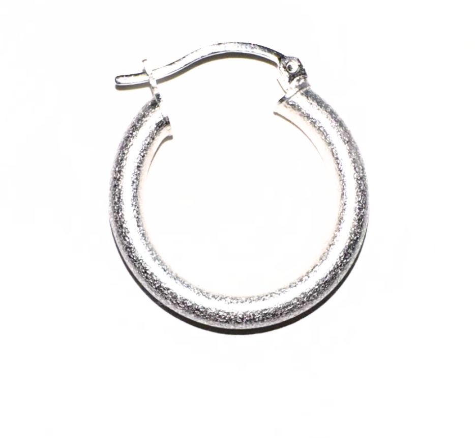 Small Grained Hoop Earrings