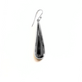 Silver Polished Tear Drop Earrings