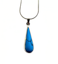 Elongated Turquoise Pendant