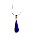 Elongated Lapis Lazuli Pendant