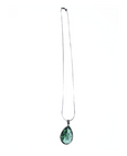 Green Crystal Teardrop Pendant