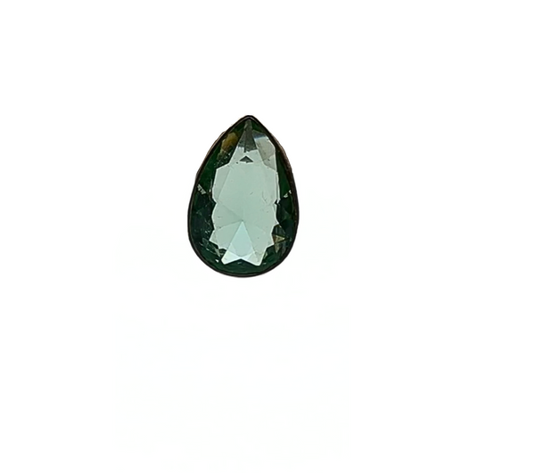 Light Green Swarovski Crystal Teardrop Post Earrings