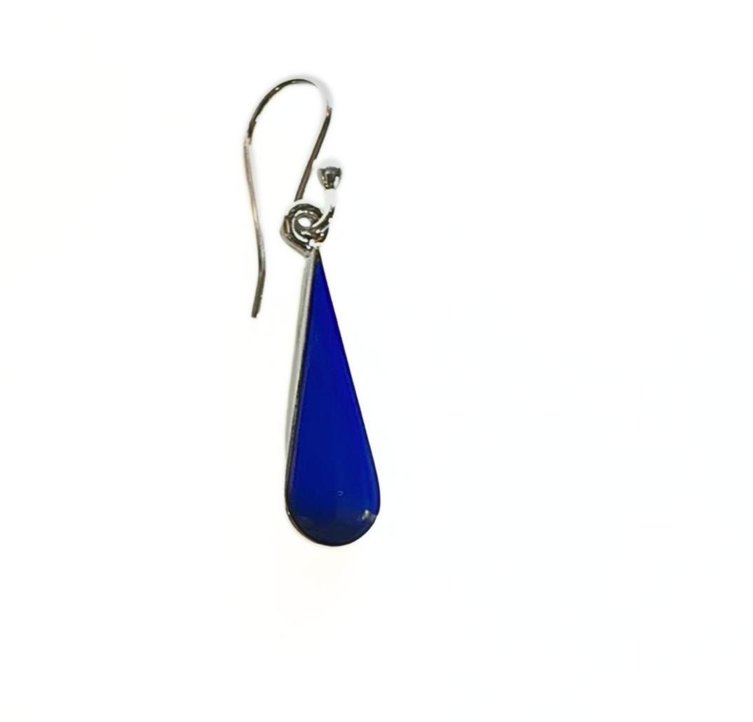 Small Lapis Lazuli Tear Drop Earrings
