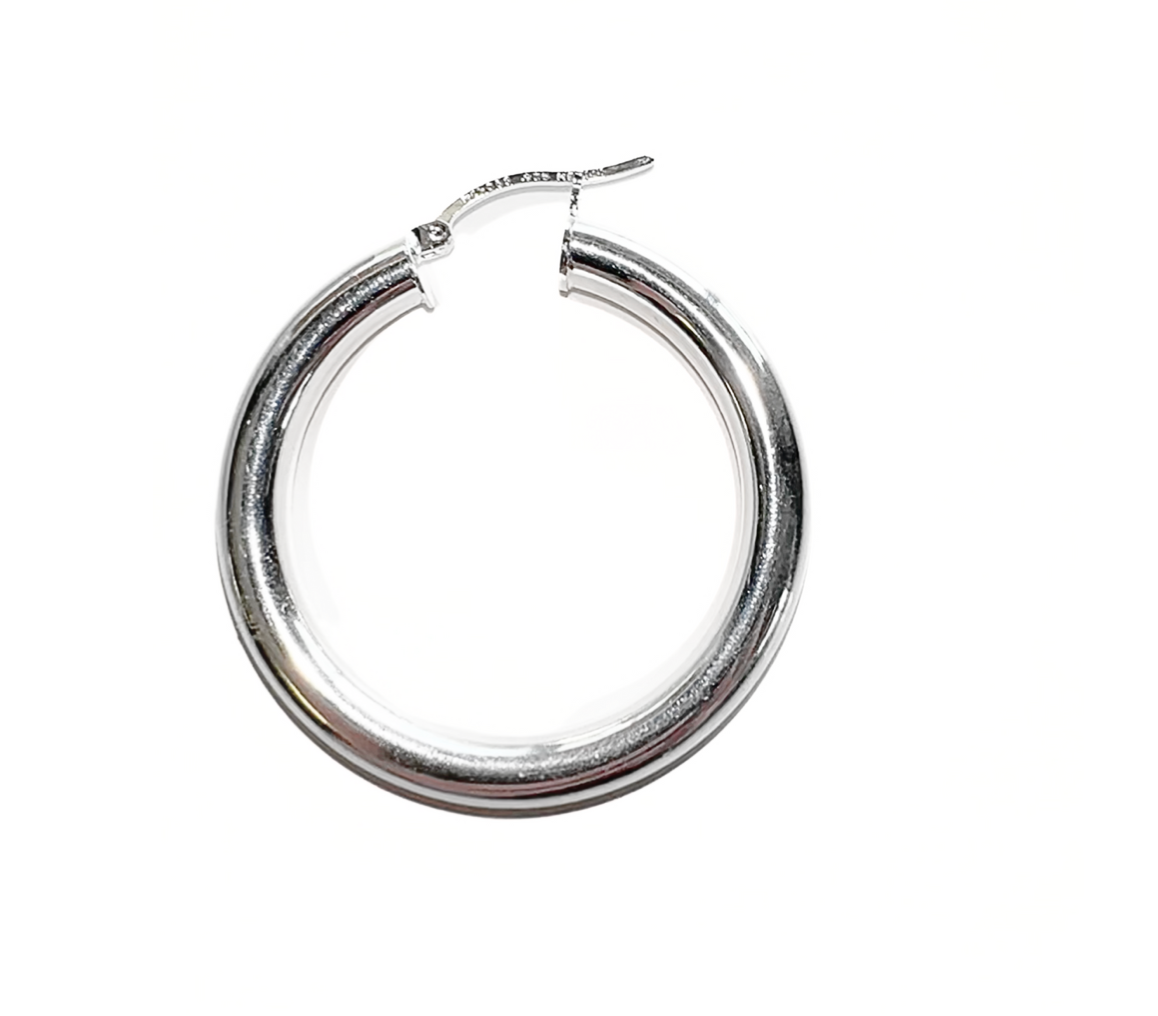 Thick Small Hoop Earrings