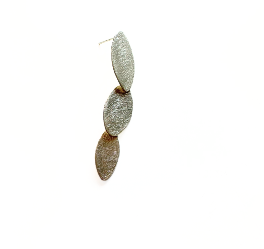 Three Leaf Drop Earrings