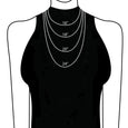 Thin Smooth Silver Choker Necklace