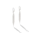 Sterling Silver Chain Drop Earrings