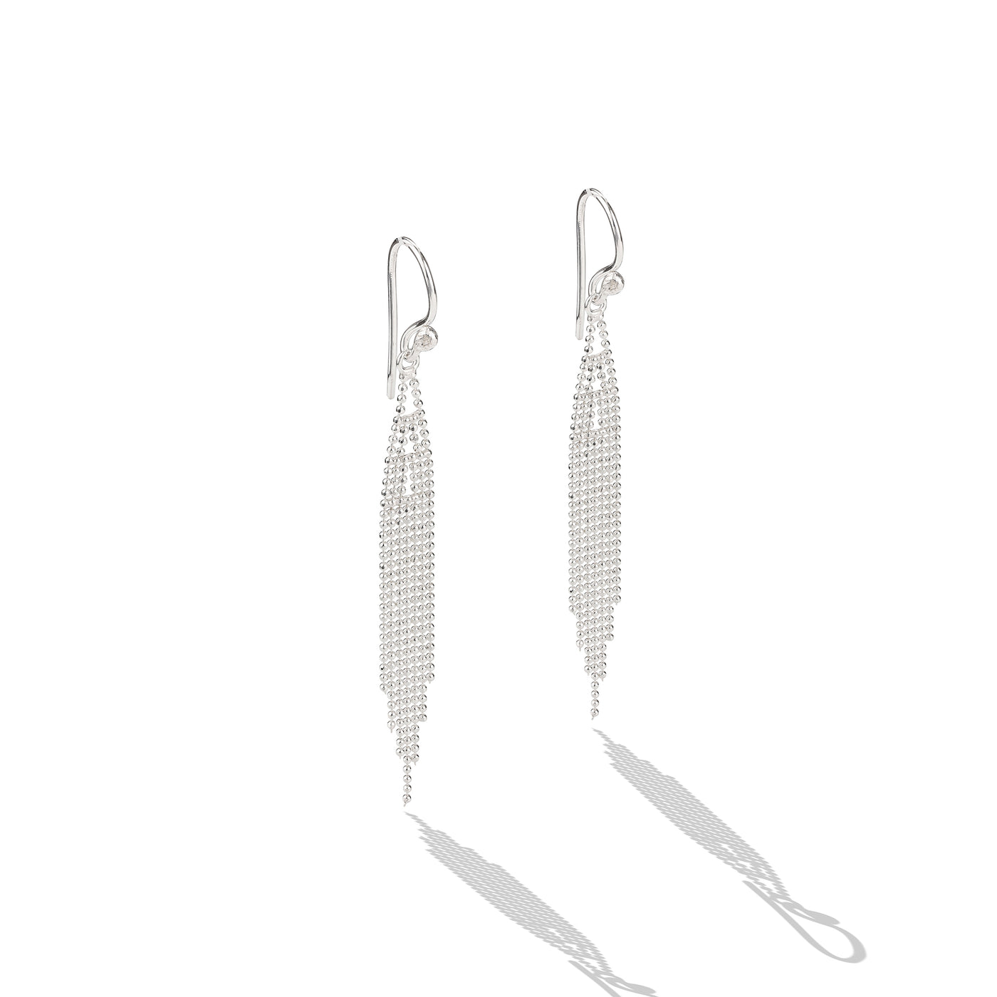 Sterling Silver Chain Drop Earrings