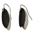 Sterling Silver Two Toned Drop Earrings