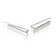 Sterling Silver Bar Wire Earrings