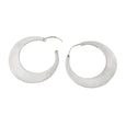 Sterling Silver High Polished Large Hoop Earrings