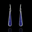 Sterling Silver Lapis Lazuli Drop Earrings