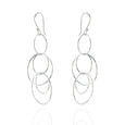 Sterling Silver Multi Link Drop Earrings