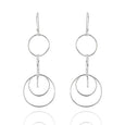 Sterling Silver Multi Link Drop Earrings