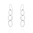 Sterling Silver Linked Drop Earrings