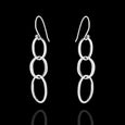 Sterling Silver Linked Drop Earrings