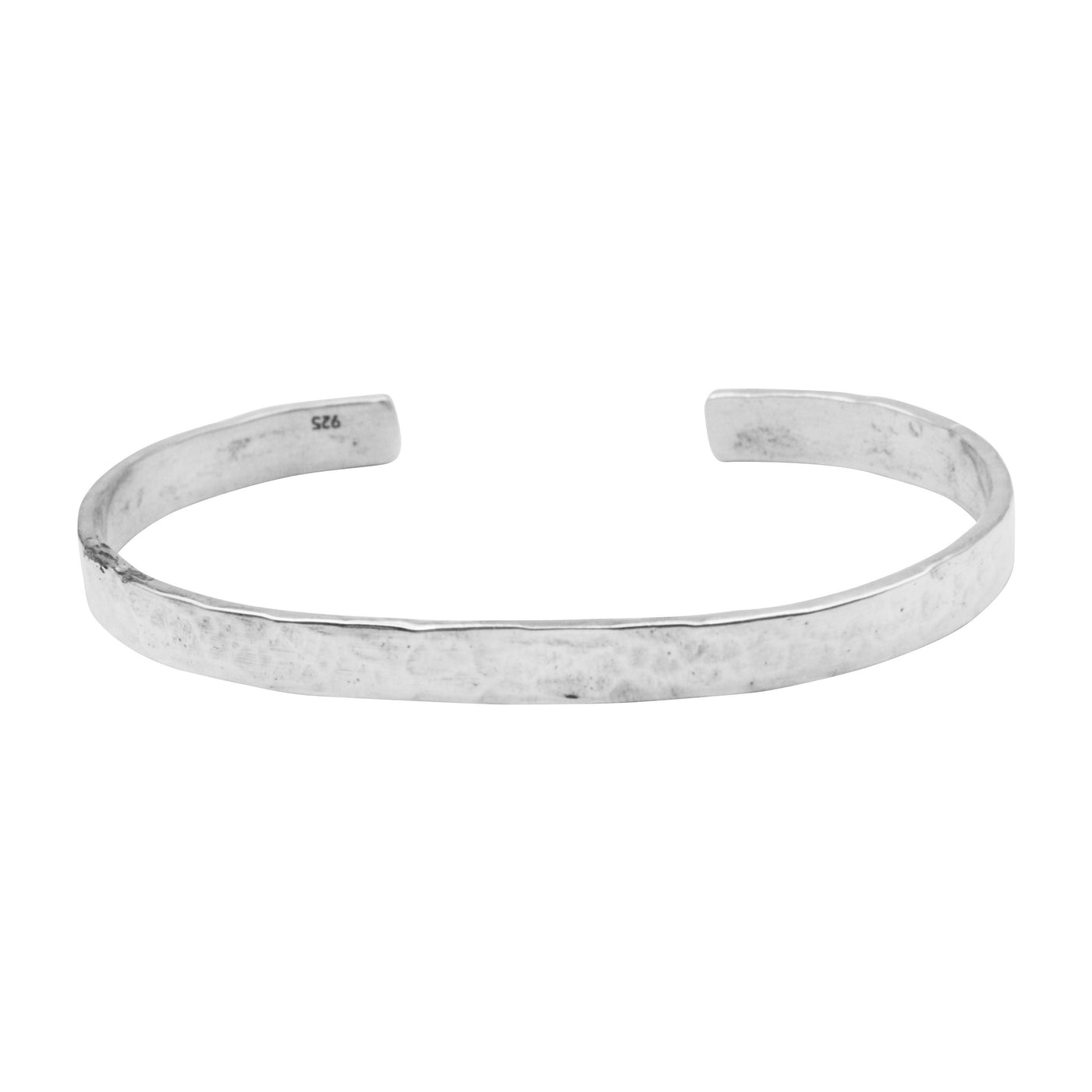 Sterling Silver Hammered Cuff Bracelet