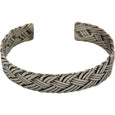 Sterling Silver Braided Cuff Bracelet
